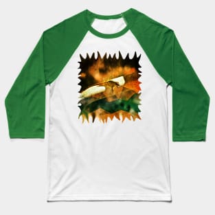 Lizard of the Orange Sahara Lounge Chair Baseball T-Shirt